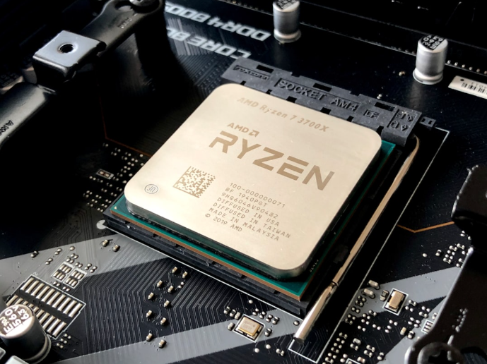 Processor installed in a desktop motherboard, representing technical specifications